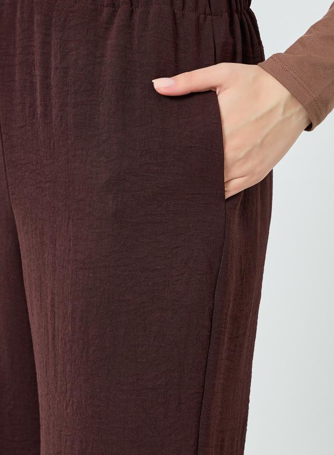 ستايلي بنطال بأرجل واسعة - Image 3